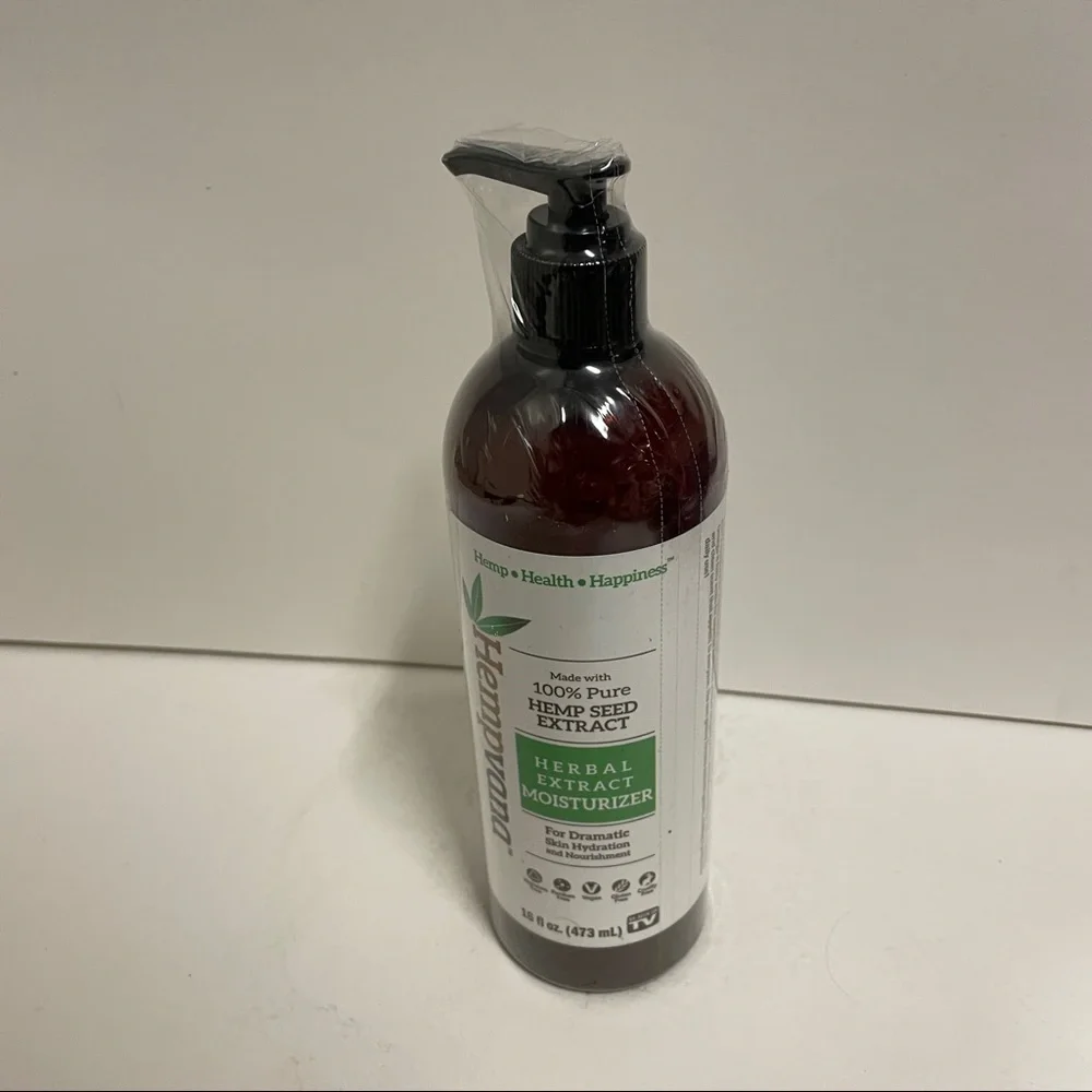 Hempvana Herbal Extract Moisturizer Skin Hydration 16 OZ